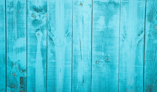 Old grunge wood plank texture background. Vintage blue wooden board wall have antique cracking style background objects for furniture design. Painted weathered peeling table woodworking hardwoods. © Andrs