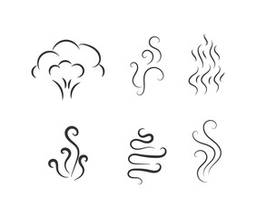 Fragrances evaporate icons.