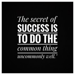 Inspirational and motivation quote written on black background 