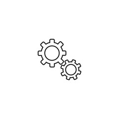 Setting icon vector . Lorem Ipsum Illustration design