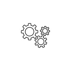 Setting icon vector . Lorem Ipsum Illustration design