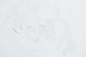 White art background. Grainy texture cement wall. Layered effect.