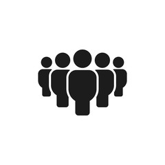 Vector icon a group of people 10 EPS . Lorem Ipsum Illustration design