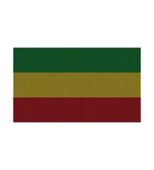 Rasta Flag Vector Icon Design 
