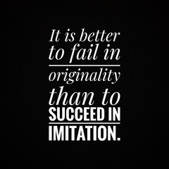 Obraz premium inspirational motivational quote is written on black backgrounds