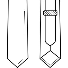 Men's classic necktie