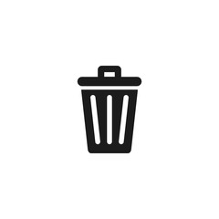 vector icon trash can . Lorem Ipsum Illustration design