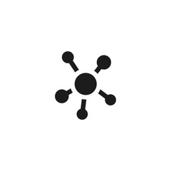 vector icon molecules . Lorem Ipsum Illustration design