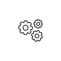 vector icon cogwheel . Lorem Ipsum Illustration design