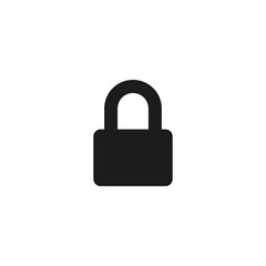 Vector icon lock 10 EPS . Lorem Ipsum Illustration design