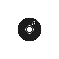 Vector icon disc melody 10 EPS . Lorem Ipsum Illustration design