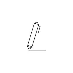 Vector icon a pen 10 EPS . Lorem Ipsum Illustration design