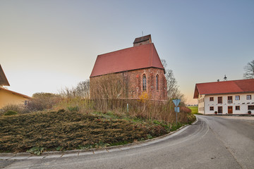 Kirche, St. Johannis der Täufer, Gehersdorf, Zeilarn, Landkreis Rottal-Inn, Niederbayern, Bayern,...