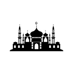 Mosque icon vector Illustration design template