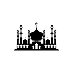 Mosque icon vector Illustration design template