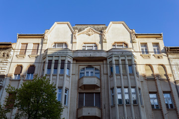 Classic apartment building in Budapest, Hungary