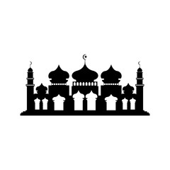 Mosque icon vector Illustration design template