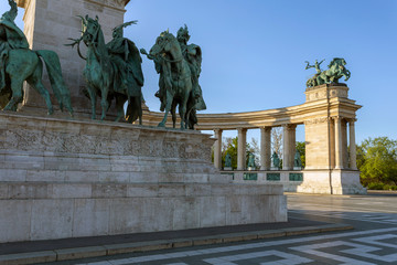 Obraz premium Heroes' Square in Budapest