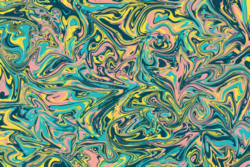 An abstract psychedelic wavy background image.