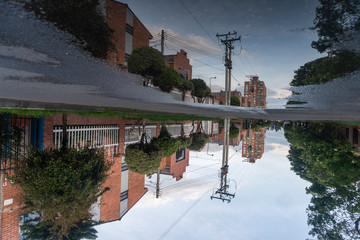 ski resort in winter