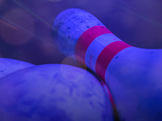 Bowling Pins Fallen Over During Cosmic Bowling