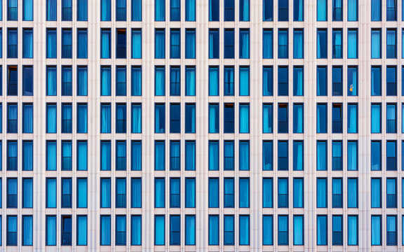 Modern European apartment house and business building architecture Berlin reflex