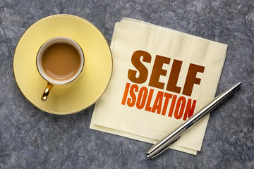 self isolation word abstract