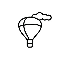 Illustration Vector graphic of  Air balloon icon template