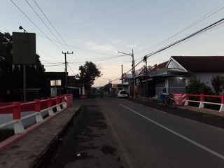 brigde in the morning