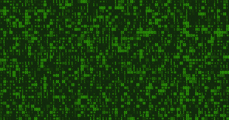 binary code green pattern background