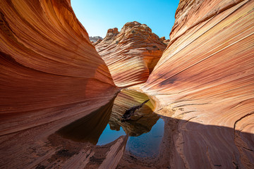Arizona Wave - Famous Geology rock formation in Pariah Canyon