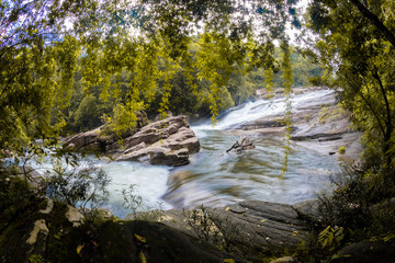Small waterfall in Sri Lanka