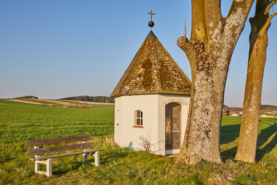 Kapelle, Bildstock, Martinskirchen, Wurmannsquick, Landkreis Rottal-Inn, Niederbayern, Bayern, Deutschland