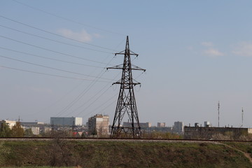 high voltage power line