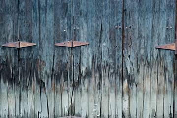 Barn Shed Door old wood metal rust background texture