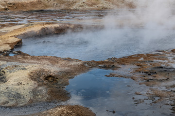 Hverir Geothermal Area in northern Iceland