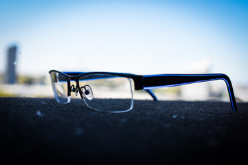 Eyeglasses to see from afar, prescribed by  the ophthalmologist