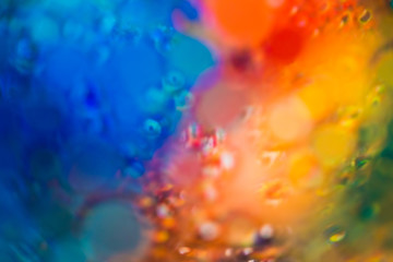 colorful blur bokeh background image