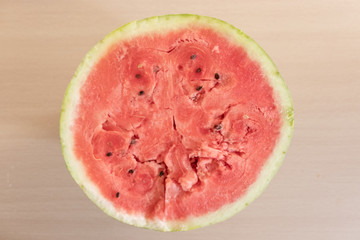 El rico sabor de una sandía y un jugo de sandía. No tiene precio este jugo natural.