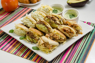 Arepas Venezuelan food