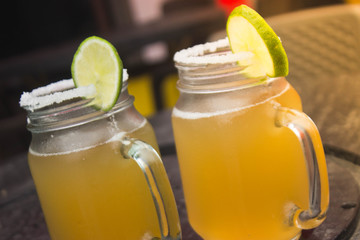 lemon juice and lemon