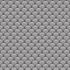 Seamless fish scale scallop pattern background © VectoRay