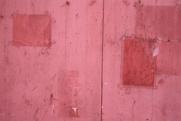 red wooden wall