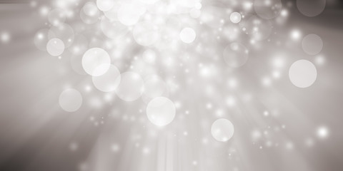 white snow blur abstract background. Bokeh Christmas blurred beautiful shiny Christmas lights
