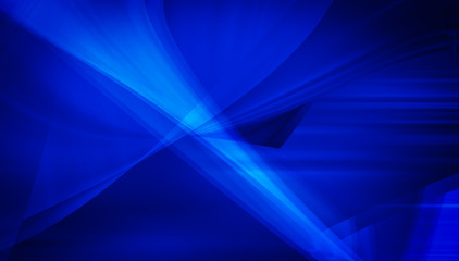 Obraz premium Blurred Lights on blue gradient abstract background high light in middle design for presentation. light blue gradient background / blue radial gradient effect wallpaper
