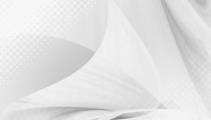 Gray halftone pattern with white line motion backdrop wallpaper. Clean Grey geometric background.