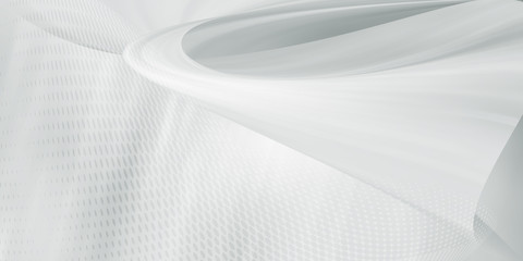 Gray halftone pattern with white line motion backdrop wallpaper. Clean Grey geometric background.