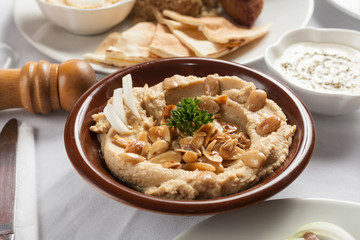 Tahinne con lomo arabe