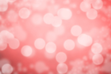 Abstract bokeh lights with soft light background