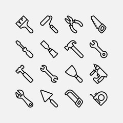 Handyman tools icon